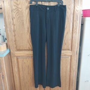 CAbi Women's Size 6‎ Top Notch Black Stretch Bootcut Pants Trousers Zip Fly